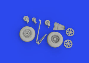 Eduard 648964 TBF/ TBM wheels w/ smooth tire ACADEMY 1/48 – immagine 5