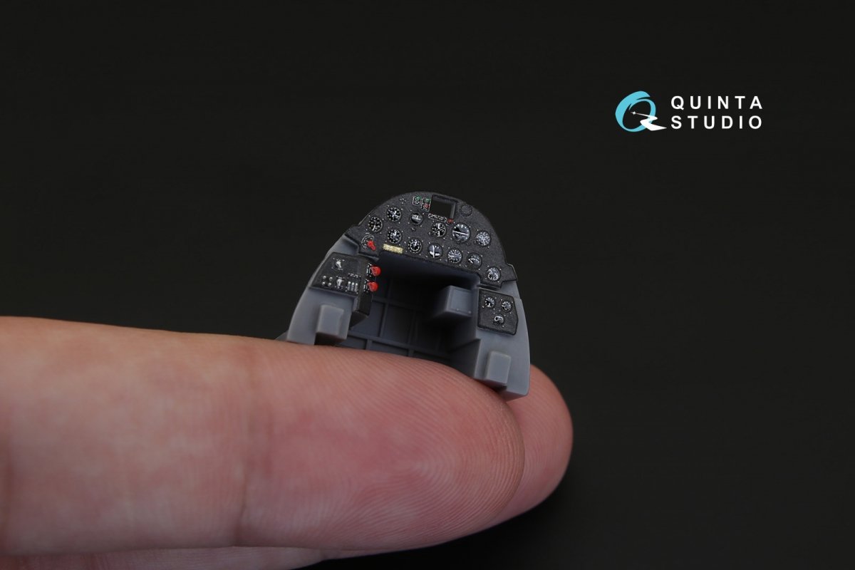 Quinta Studio QD48108 F4U-1D 3D-Printed &amp;amp; coloured Interior on decal paper (for Tamiya kit) 1/48 – immagine 6