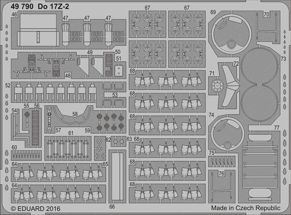 Eduard 49790 For 17Z-2 ICM 1/48 – image 2