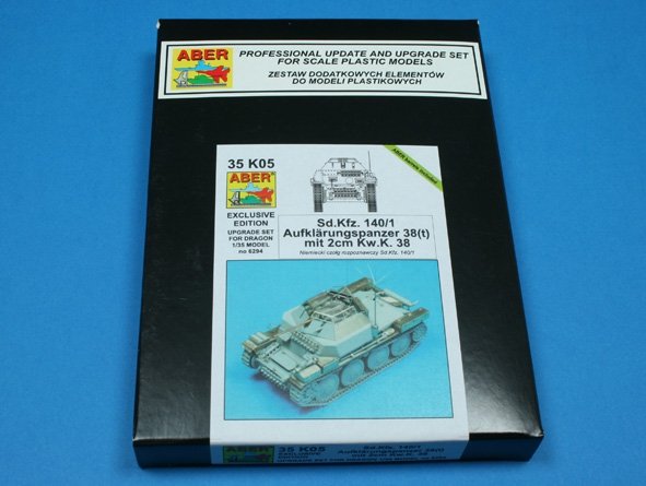 Aber 35K05 Aufklarungpanzer 38(t) Sd.Kfz.140/1 1/35 – immagine 3
