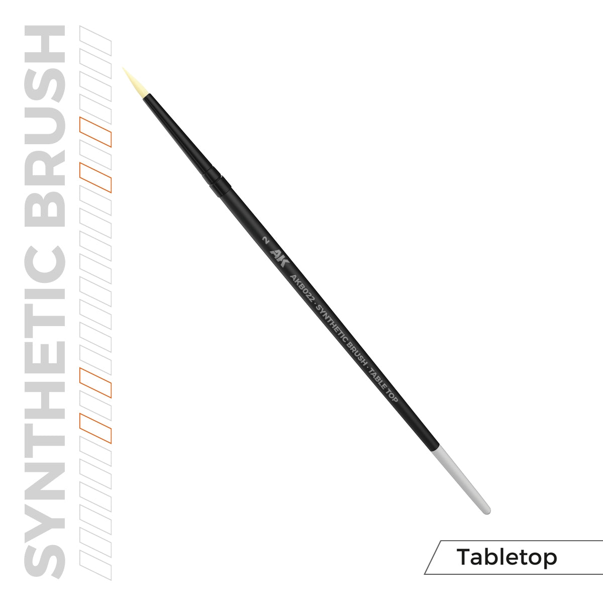 AK Interactive AKB022 AK SYNTHETIC TABLETOP BRUSH – 2 – imagen 3