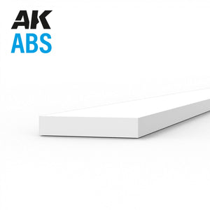 Bandes AK Interactive AK6717 0,75 x 4,00 x 350 mm – Bande ABS – 10 unités par sachet