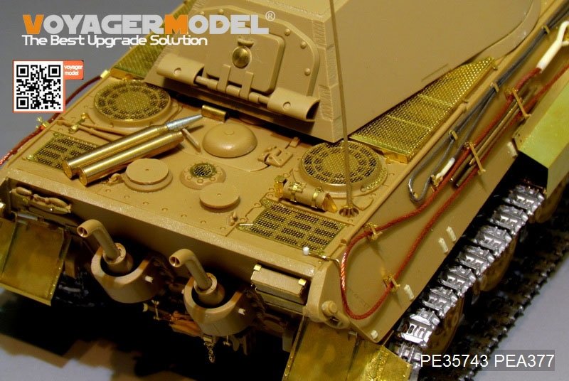 Maquette Voyager PE35743 Tigre Royal Allemand de la Seconde Guerre mondiale (tourelle Porsche) (pour TAMIYA 35169) 1/35 – image 2
