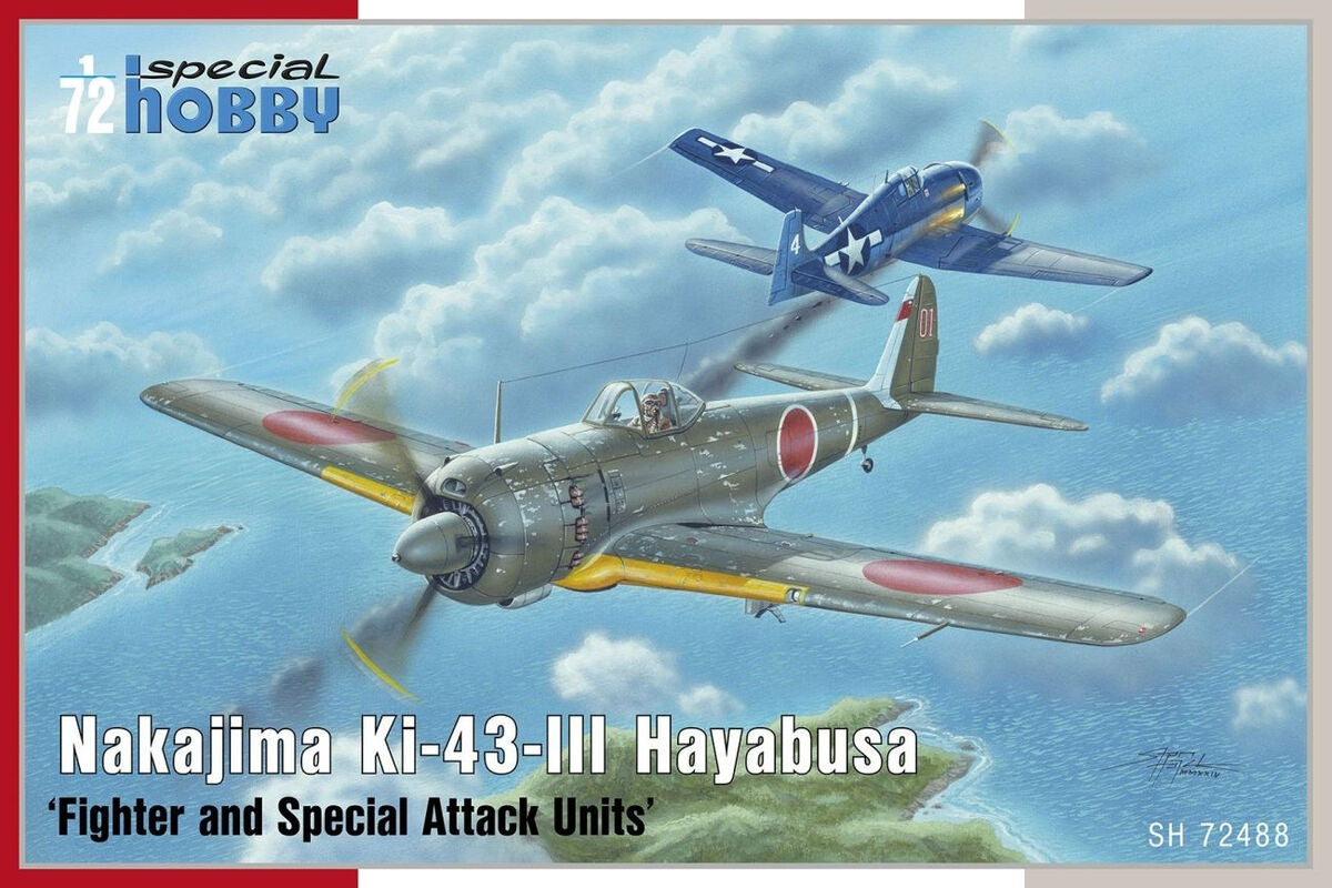 Special Hobby 72488 Nakajima Ki-43-III Hayabusa Chasseur et unités d&amp;#39;attaque spéciales 1/72 – image 2
