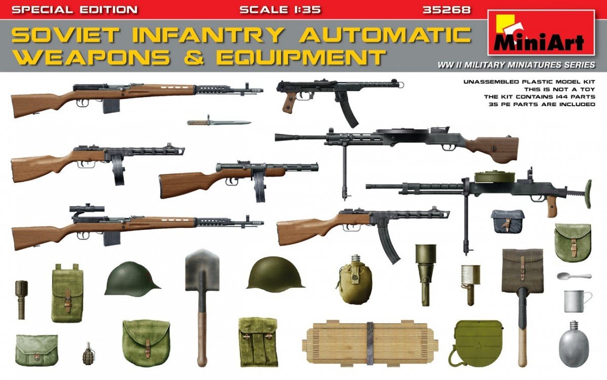 MiniArt 35268 Armes et équipements automatiques d'infanterie soviétique. Édition spéciale (1/35)