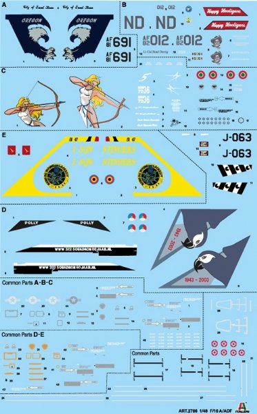 Italeri 2786 F-16 A Fighting Falcon 1/48 – zdjęcie 2