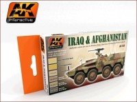 Ensemble acrylique AK558 Irak et Afghanistan d&amp;#39;AK Interactive