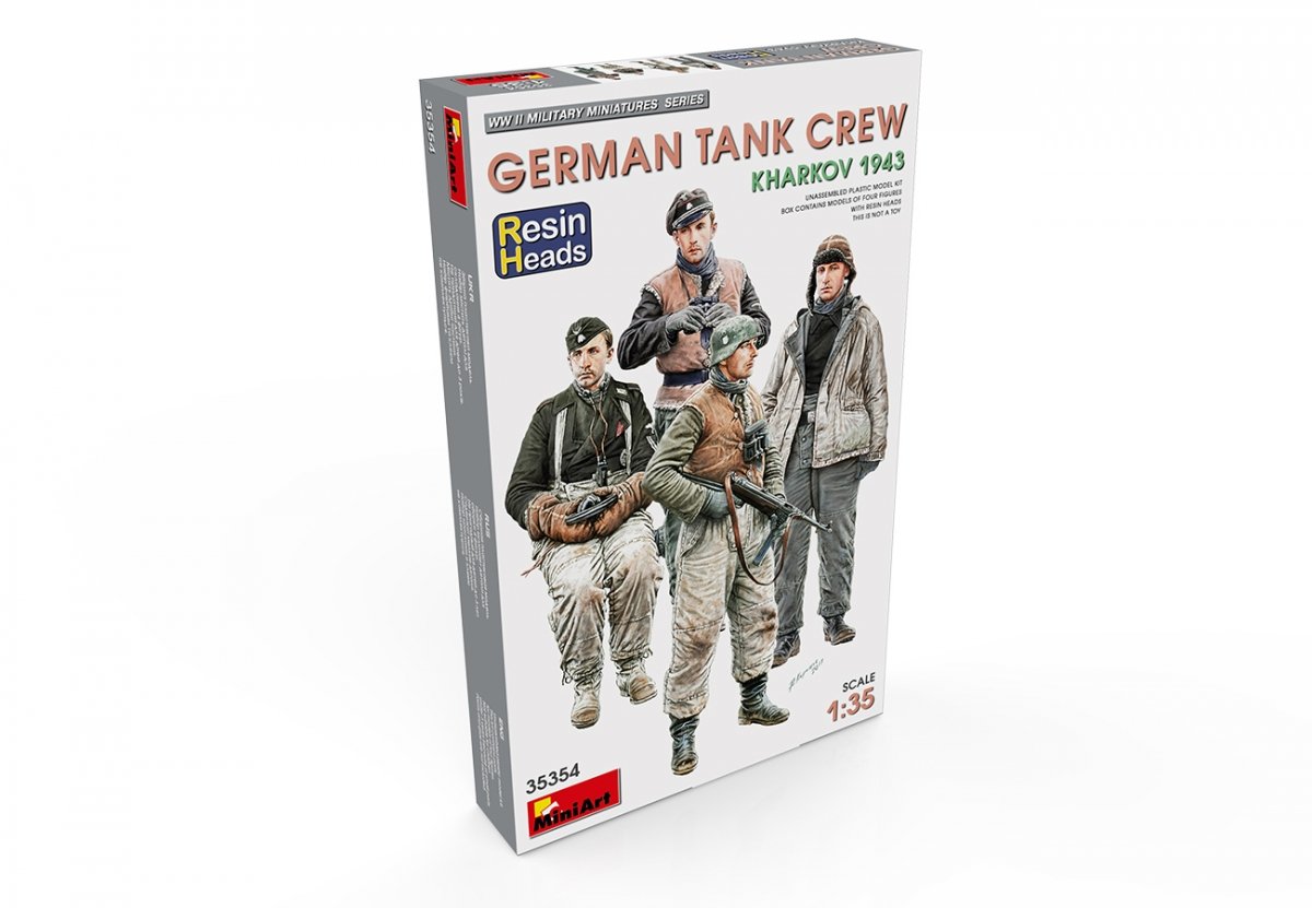 MiniArt 35354 Équipage de char allemand Kharkov 1943 (Têtes en résine) 1/35 – image 2