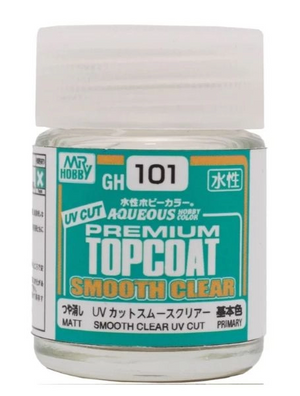 Mr.Color GH101 Mr.Aqueous Premium Top Coat Smooth Clear UV Cut Matt 18ml – Bild 2