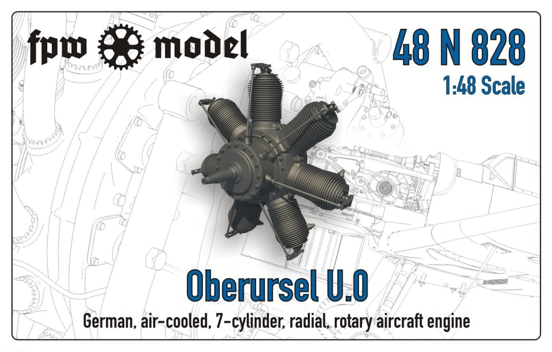 FPW Model 48N828 Oberursel U.0 1/48