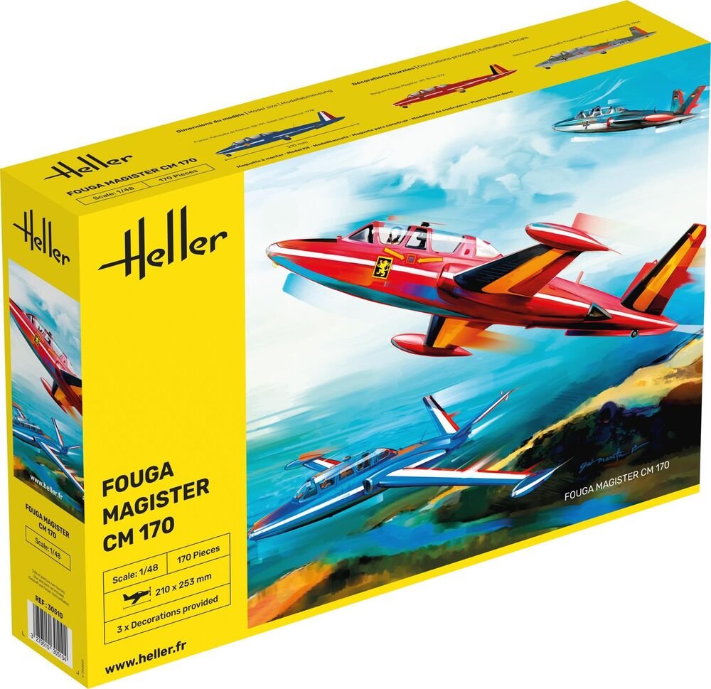 Heller Heller 30510 Fouga Magister CM 170 1/48 – immagine 2