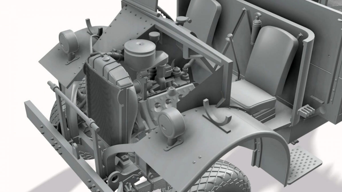 Thunder Model 35312 LRDG CMP F30 Truck w/ Ordnance 37 mm MKI Bofors Gun - Limited Bonus Edition 1/35 – Bild 6