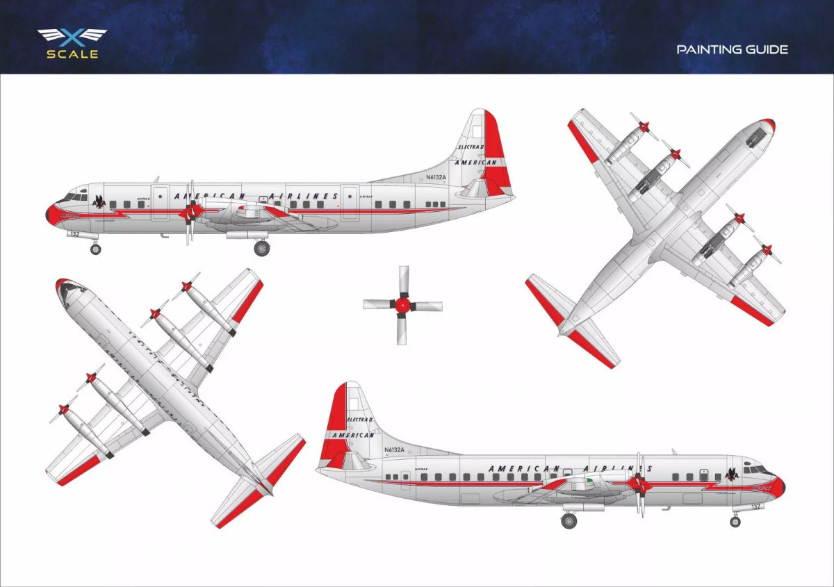 X-Scale 144005 Lockheed L-188 Electra 1/144 – immagine 8