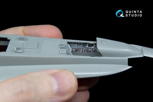 Quinta Studio QD48044 F/A-18C (early) 3D-Printed &amp;amp; coloured Interior on decal paper (for Kinetic) 1/48 – immagine 2