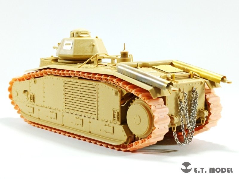 Maquette ET Model P35-019 Char de combat français B1 bis de la Seconde Guerre mondiale, chenilles fonctionnelles (impression 3D), échelle 1/35 – image 4