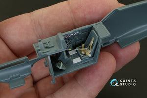 Quinta Studio QD48087 Bf 109E-4/E-7 3D-Printed &amp;amp; coloured Interior on decal paper (for Eduard kit) 1/48 – Bild 7