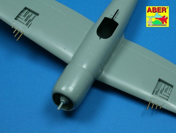 Aber A48 109 Set of 8 turned cal .50 (12,7mm) U.S. Browning M2 barrels for P-47 Thunderbolt 1/48 – Bild 2