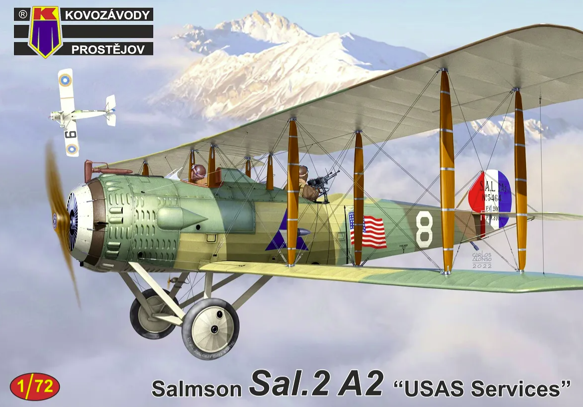 Kovozavody Prostejov KPM0327 Salmson Sal.2A2 &amp;quot;USAS Services&amp;quot; 1/72