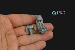 Quinta Studio QD48288 F-35A 3D-Printed &amp;amp; coloured Interior on decal paper (Tamiya) 1/48 – immagine 3