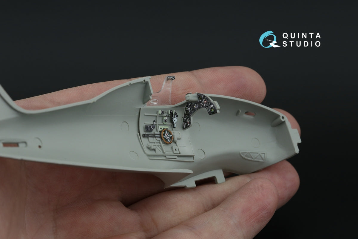 Quinta Studio QD48466 Macchi MC.200 Saetta (Early) 3D-Printed coloured Interior on decal paper (Italeri) 1/48 – immagine 11