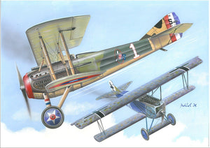 Valom 14419 Fokker D.VII vs SPAD XIII 1/144