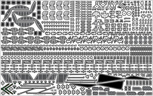Pontos 22001F2 BISMARCK 1941 Detail Up Set Basic Ver.2 1/200 – immagine 5
