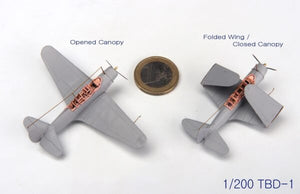 Ensemble d&amp;#39;avions de pont USS Enterprise de la Seconde Guerre mondiale MK1 Design MS-20018 pour CV-6 Enterprise à l&amp;#39;échelle 1/200 – image 14