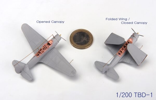 Ensemble d&amp;#39;avions de pont USS Enterprise de la Seconde Guerre mondiale MK1 Design MS-20018 pour CV-6 Enterprise à l&amp;#39;échelle 1/200 – image 14