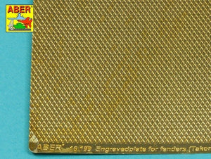 Aber 16199 Grooved plate for use on fenders of German tanks Pz.I, Ausf.A/B or Pz.II, Ausf A to F 1/16 – image 3