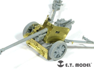 E.T. Model E72-025 WWII German 7.5cm Pak 40 Anti-Tank Gun For DRAGON Kit 1/72 – immagine 2