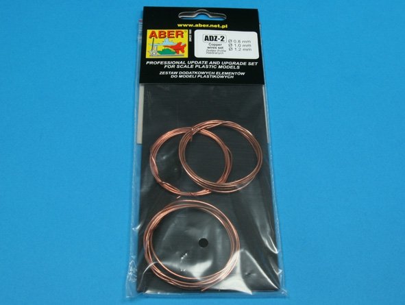 Aber ADZ-02 Wires set (diameter 0,8; 1,0; 1,2 mm , length 1m each) – immagine 3