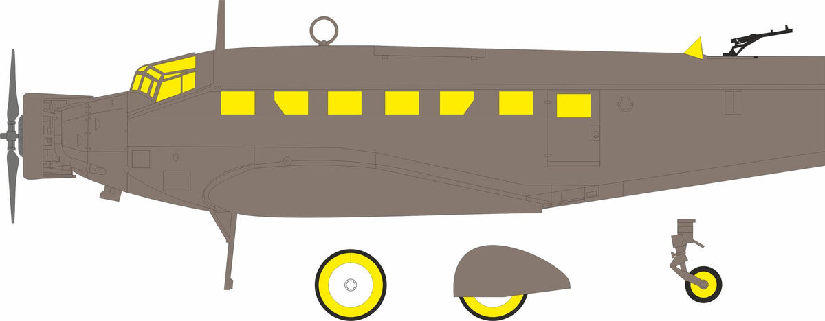 Eduard CX710 Ju 52/3mg4e Mask Set for AIRFIX 1/72