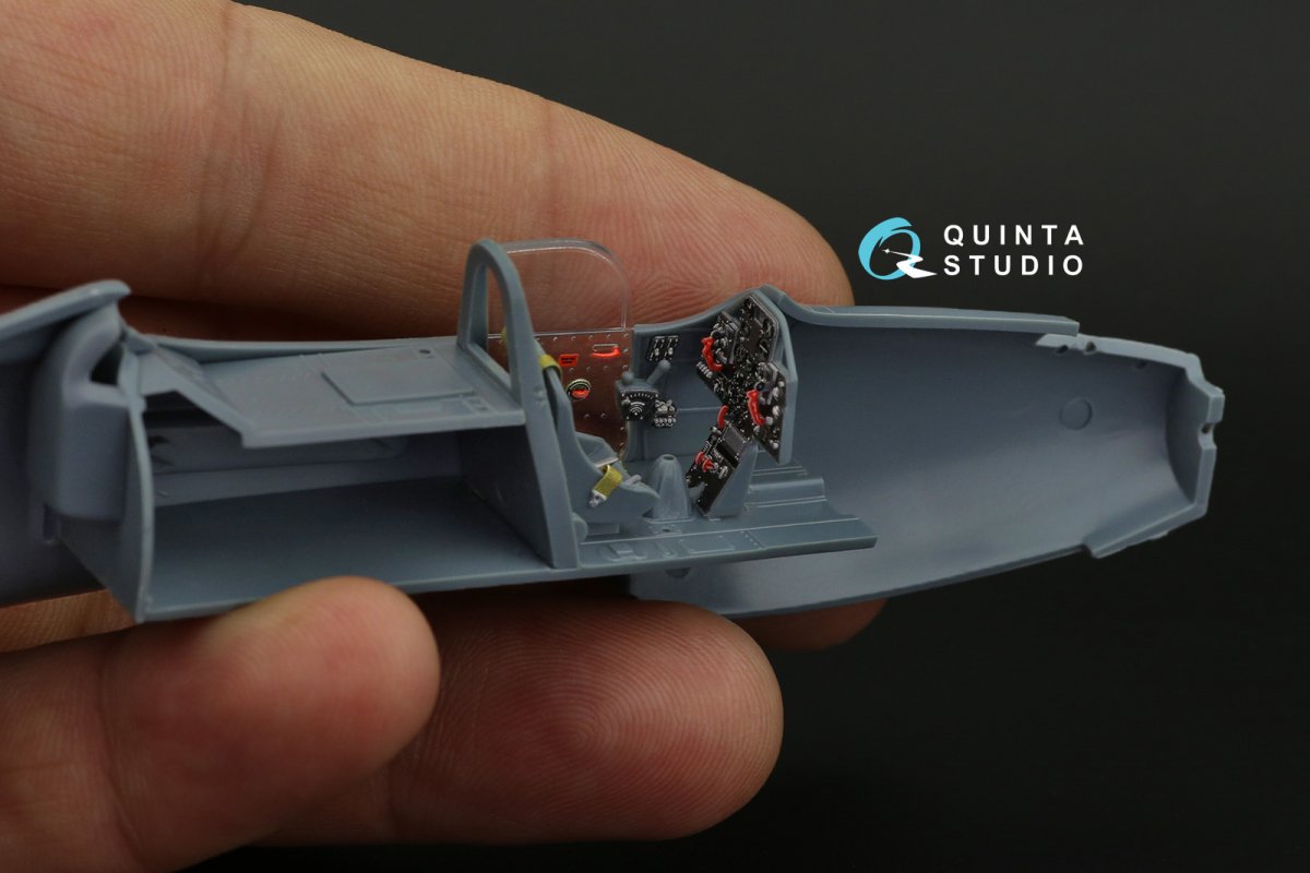 Quinta Studio QD48247 P-39 3D-Printed &amp;amp; coloured Interior on decal paper ( Eduard ) 1/48 – Bild 9