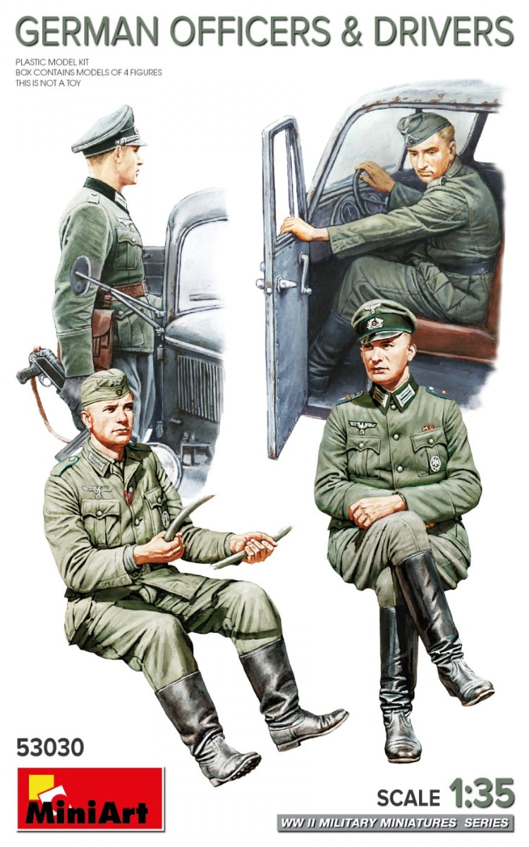 MiniArt 53030 Officiers et chauffeurs allemands 1/35