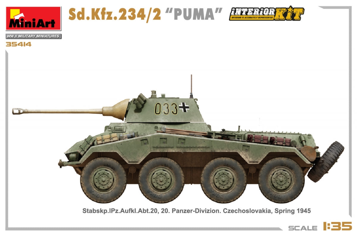 MiniArt 35419 SD.KFZ.234/2 PUMA 1/35 – zdjęcie 8