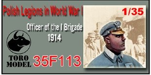 ToRo Model 35F113 Legiony Polskie - Oficer I Brygady 1914 / Polish Legions in World war I - Officer of the I Brigade 1914 1/35 – immagine 2