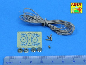 Aber R-09N Uniwersalny bloczek podwójny 2 szt. / All-purpose double Pulley x2 pcs. 1/35 – Bild 2