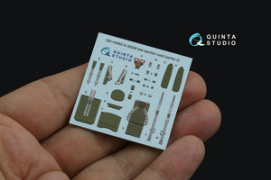 Quinta Studio QR+48062 K-36DM Series2 (late) ejection seat (for MiG-29, MiG-31, Su-27, Su-33, Su-34 aircraft since 2008) (All kits) 1/48 – immagine 3