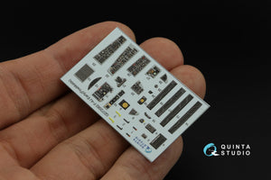 Quinta Studio QD72082 F-4J Early 3D-Printed &amp;amp; coloured Interior on decal paper (Fine Molds) 1/72 – immagine 5