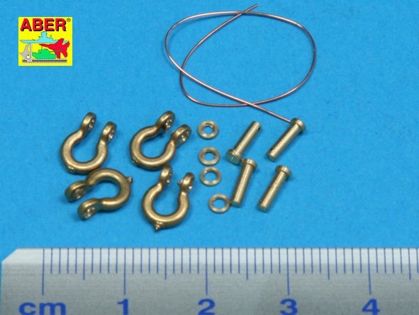 Aber R-18 Shackle for russian tanks KV-1, KV-2 and JS-2 - 4 pcs. 1/35 – zdjęcie 2