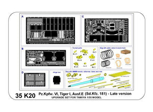 Aber 35K20 Pz.Kpfw. VI Ausf.E (Sd.Kfz.181) Tiger I – Late version 1/35 – Bild 11
