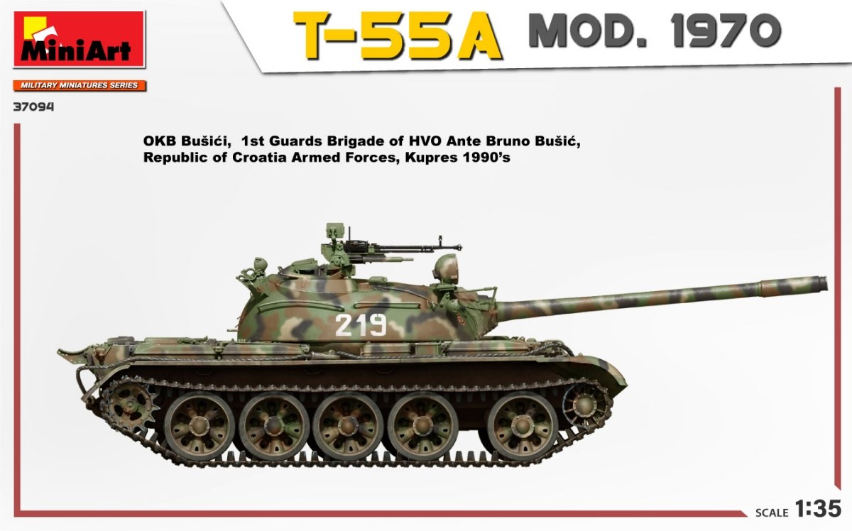 MiniArt 37094 T-55A MOD. 1970 INTERIOR KIT 1/35 – immagine 4