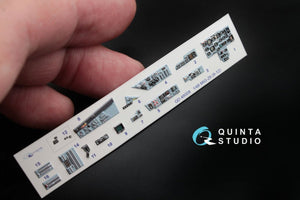 Quinta Studio QD48008 MiG-29 (9-12) 3D-Printed &amp;amp; coloured Interior on decal paper (for GWH kits) 1/48 – zdjęcie 4