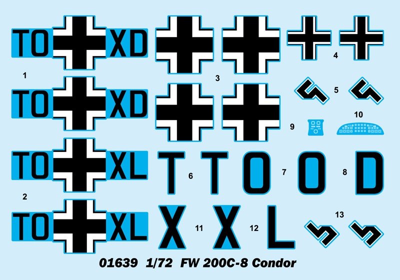 Trumpeter 01639 FW200 C-8 Condor 1/72 – Bild 4
