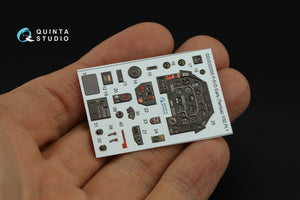 Quinta Studio QDS-32005 P-51D (Early) 3D-Printed coloured Interior on decal paper (Tamiya) (small version) 1/32 – Bild 3