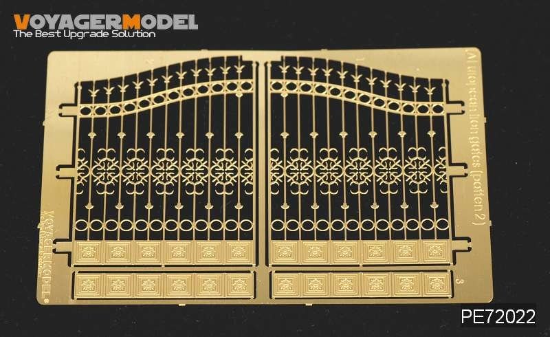 Maquette Voyager PE72022 Portes en fer européennes (Modèle 2) pour tous les modèles au 1/72