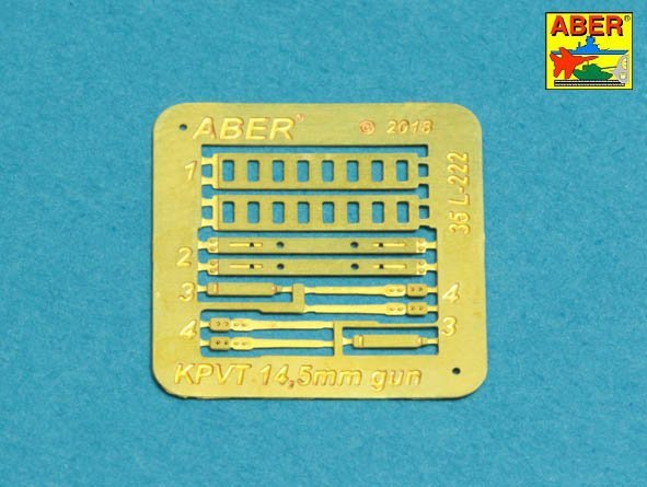 Aber 35L-222 Set of 2 barrels for Russian 14,5 mm machine guns KPVT used on ZPU-2 or ZPU-4 1/35 – zdjęcie 7