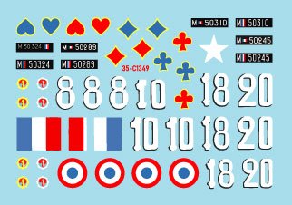 Star Decals 35-C1349 French Fighting Vehicles in Africa 2. Vichy France and the FFL - Forces Francaises Libres 1/35 – image 2