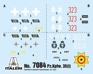 Italeri 7084 Pz. Kpfw. 35(t) 1/72 – immagine 9