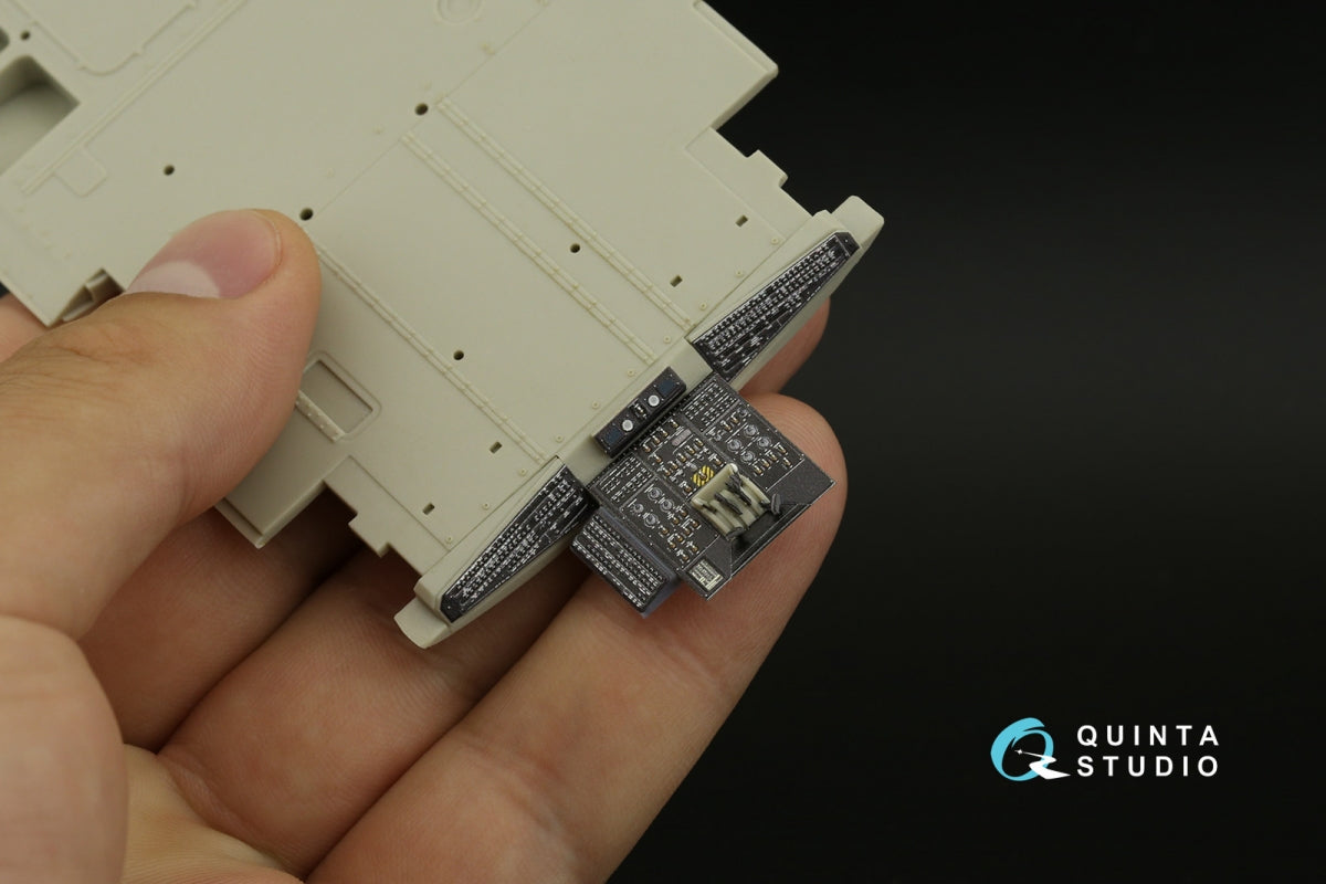 Quinta Studio QDS+35108 MH-60L 3D-Printed &amp;amp; coloured Interior on decal paper (Kitty Hawk) (with 3D-printed resin parts) (small version) 1/35 – immagine 9